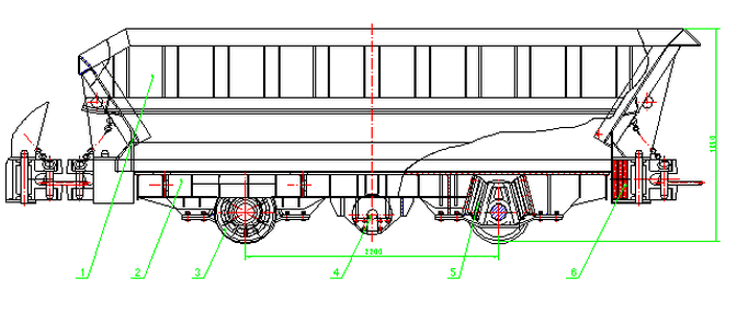 6m3底側卸載式礦車 6m3底側卸載式礦車